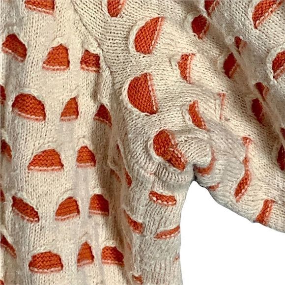 Halogen Textured Coral & Cream Shirt Size XL - Picture 6 of 7